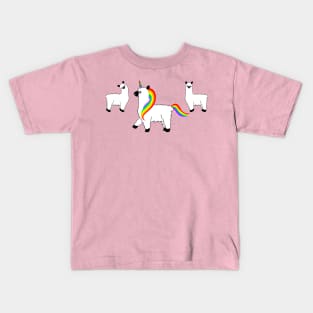 Llamas and Llamacorn Kids T-Shirt